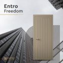 Дверь Freedom 1 Фридом 1 с золотым молдингом и фрезеровкой НА ЗАКАЗ